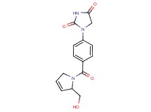 1-(4-{[2-(hydroxymethyl)-2,5-dihydro-1H-pyrrol-1-yl]carbonyl}phenyl)-2,4-imidazolidinedione