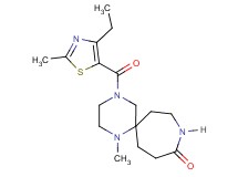 4-[(4-ethyl-2-methyl-1,3-thiazol-5-yl)carbonyl]-1-methyl-1,4,9-triazaspiro[5.6]dodecan-10-one