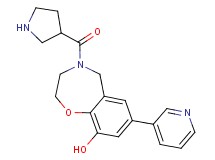 7-(3-pyridinyl)-4-(3-pyrrolidinylcarbonyl)-2,3,4,5-tetrahydro-1,4-benzoxazepin-9-ol dihydrochloride