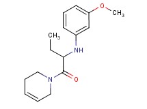 N-[1-(3,6-dihydropyridin-1(2H)-ylcarbonyl)propyl]-3-methoxyaniline