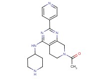 7-acetyl-N-piperidin-4-yl-2-pyridin-4-yl-5,6,7,8-tetrahydropyrido[3,4-d]pyrimidin-4-amine