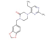 1-(1,3-benzodioxol-5-ylmethyl)-4-(5-ethyl-2-methylpyrimidin-4-yl)piperazin-2-one