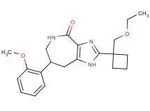 2-[1-(ethoxymethyl)cyclobutyl]-7-(2-methoxyphenyl)-5,6,7,8-tetrahydroimidazo[4,5-c]azepin-4(1H)-one