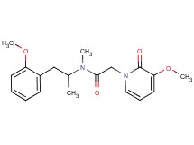 2-(3-methoxy-2-oxopyridin-1(2H)-yl)-N-[2-(2-methoxyphenyl)-1-methylethyl]-N-methylacetamide