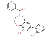 7-(2-methylphenyl)-4-(pyridin-3-ylcarbonyl)-2,3,4,5-tetrahydro-1,4-benzoxazepin-9-ol
