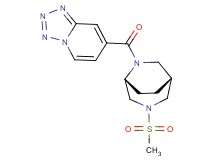 7-{[(1R*,5R*)-3-(methylsulfonyl)-3,6-diazabicyclo[3.2.2]non-6-yl]carbonyl}tetrazolo[1,5-a]pyridine