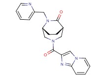 (1S*,5R*)-3-(imidazo[1,2-a]pyridin-2-ylcarbonyl)-6-(pyridin-2-ylmethyl)-3,6-diazabicyclo[3.2.2]nonan-7-one