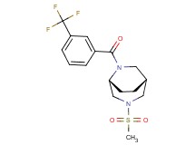 (1R*,5R*)-3-(methylsulfonyl)-6-[3-(trifluoromethyl)benzoyl]-3,6-diazabicyclo[3.2.2]nonane
