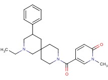 5-[(2-ethyl-4-phenyl-2,9-diazaspiro[5.5]undec-9-yl)carbonyl]-1-methylpyridin-2(1H)-one