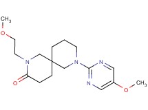 2-(2-methoxyethyl)-8-(5-methoxy-2-pyrimidinyl)-2,8-diazaspiro[5.5]undecan-3-one