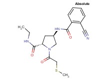 (4R)-4-[(2-cyanobenzoyl)amino]-N-ethyl-1-[(methylthio)acetyl]-L-prolinamide
