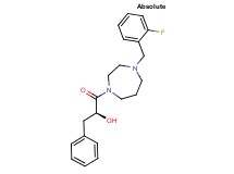 (2S)-1-[4-(2-fluorobenzyl)-1,4-diazepan-1-yl]-1-oxo-3-phenyl-2-propanol