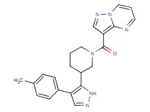 3-({3-[4-(4-methylphenyl)-1H-pyrazol-5-yl]piperidin-1-yl}carbonyl)pyrazolo[1,5-a]pyrimidine