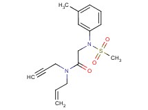 N-allyl-2-[(3-methylphenyl)(methylsulfonyl)amino]-N-prop-2-yn-1-ylacetamide
