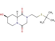 (8R*,9aS*)-2-[2-(tert-butylthio)ethyl]-8-hydroxytetrahydro-2H-pyrido[1,2-a]pyrazine-1,4(3H,6H)-dione