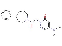 5-(dimethylamino)-2-[2-oxo-2-(4-phenylazepan-1-yl)ethyl]pyridazin-3(2H)-one