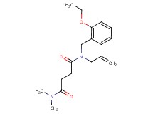 N-allyl-N-(2-ethoxybenzyl)-N',N'-dimethylsuccinamide