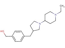 (4-{[1-(1-ethylpiperidin-4-yl)pyrrolidin-3-yl]methyl}phenyl)methanol
