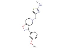 4-{[3-(3-methoxyphenyl)-6,7-dihydroisoxazolo[4,5-c]pyridin-5(4H)-yl]methyl}-N-methyl-1,3-thiazol-2-amine