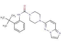 N-(2-tert-butylphenyl)-4-imidazo[1,2-b]pyridazin-6-ylpiperazine-1-carboxamide