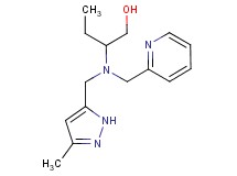 2-[[(3-methyl-1H-pyrazol-5-yl)methyl](pyridin-2-ylmethyl)amino]butan-1-ol