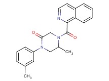 4-(1-isoquinolinylcarbonyl)-5-methyl-1-(3-methylphenyl)-2-piperazinone