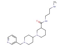 N-[3-(methylamino)propyl]-1'-(pyridin-3-ylmethyl)-1,4'-bipiperidine-3-carboxamide