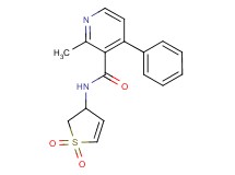 N-(1,1-dioxido-2,3-dihydro-3-thienyl)-2-methyl-4-phenylnicotinamide