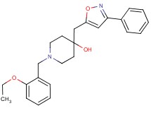 1-(2-ethoxybenzyl)-4-[(3-phenyl-5-isoxazolyl)methyl]-4-piperidinol