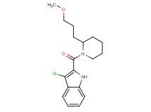 3-chloro-2-{[2-(3-methoxypropyl)-1-piperidinyl]carbonyl}-1H-indole