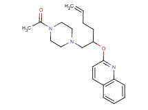 2-({1-[(4-acetylpiperazin-1-yl)methyl]pent-4-en-1-yl}oxy)quinoline
