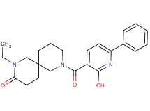 2-ethyl-8-[(2-hydroxy-6-phenyl-3-pyridinyl)carbonyl]-2,8-diazaspiro[5.5]undecan-3-one
