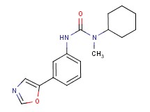 N-cyclohexyl-N-methyl-N'-[3-(1,3-oxazol-5-yl)phenyl]urea