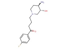 4-[(3R*,4R*)-4-amino-3-hydroxypiperidin-1-yl]-1-(4-fluorophenyl)butan-1-one