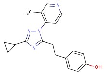 4-{2-[3-cyclopropyl-1-(3-methylpyridin-4-yl)-1H-1,2,4-triazol-5-yl]ethyl}phenol