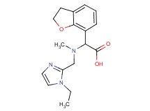 2,3-dihydro-1-benzofuran-7-yl[[(1-ethyl-1H-imidazol-2-yl)methyl](methyl)amino]acetic acid