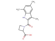 1-[(3,5,7-trimethyl-1H-indol-2-yl)carbonyl]-2-azetidinecarboxylic acid