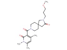 2-(3-methoxypropyl)-8-[(1,4,6-trimethyl-2-oxo-1,2-dihydro-3-pyridinyl)carbonyl]-2,8-diazaspiro[4.5]decan-3-one