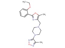 1-{[2-(2-ethoxyphenyl)-5-methyl-1,3-oxazol-4-yl]methyl}-4-(4-methyl-1,2,5-oxadiazol-3-yl)piperazine
