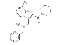 N-methyl-1-[8-methyl-2-(piperidin-1-ylcarbonyl)imidazo[1,2-a]pyridin-3-yl]-N-(pyridin-2-ylmethyl)methanamine