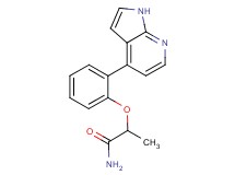2-[2-(1H-pyrrolo[2,3-b]pyridin-4-yl)phenoxy]propanamide