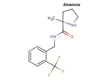 2-methyl-N-[2-(trifluoromethyl)benzyl]-D-prolinamide hydrochloride