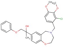 2-[4-(2-chloro-3,4-dimethoxybenzyl)-2,3,4,5-tetrahydro-1,4-benzoxazepin-7-yl]-1-phenoxy-2-propanol