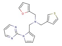 (2-furylmethyl)[(1-pyrimidin-2-yl-1H-pyrrol-2-yl)methyl](3-thienylmethyl)amine