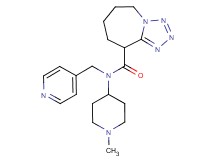 N-(1-methylpiperidin-4-yl)-N-(pyridin-4-ylmethyl)-6,7,8,9-tetrahydro-5H-tetrazolo[1,5-a]azepine-9-carboxamide