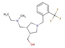 {(3R*,4R*)-4-{[ethyl(methyl)amino]methyl}-1-[2-(trifluoromethyl)benzyl]pyrrolidin-3-yl}methanol