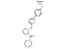 4-(1-{[5-(4-methoxyphenyl)-2-furyl]methyl}-L-prolyl)morpholine