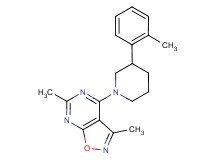 3,6-dimethyl-4-[3-(2-methylphenyl)-1-piperidinyl]isoxazolo[5,4-d]pyrimidine