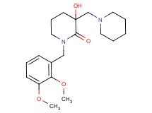 1-(2,3-dimethoxybenzyl)-3-hydroxy-3-(piperidin-1-ylmethyl)piperidin-2-one