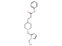 3-{1-[(1-ethyl-1H-imidazol-2-yl)methyl]-4-piperidinyl}-N-phenylpropanamide